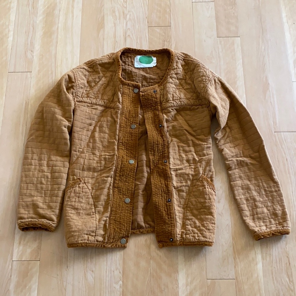 Anthropologie quilted bomber jacket